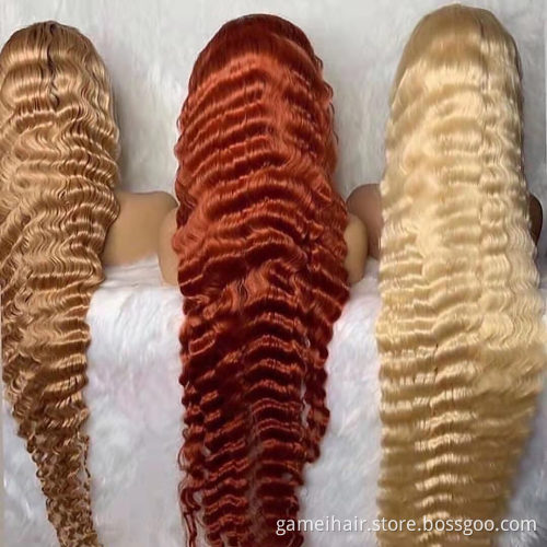 curly long blonde half extensions and wholesale orange dark blonde headband highlighted henan human hair wigs 2021